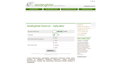 Desktop Screenshot of jelzaloghitel.bankihitelek.hu
