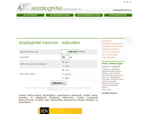 Tablet Screenshot of jelzaloghitel.bankihitelek.hu
